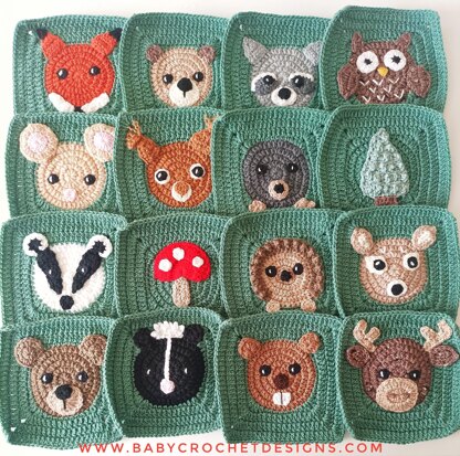 Woodland Granny Squares