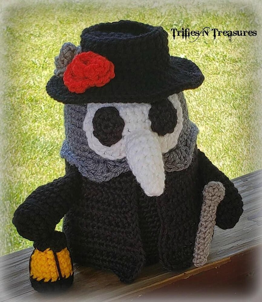 Quarantine Plague Doctor Crochet pattern by Trifles N Treasures