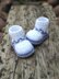 Baby Bootie Pattern - Criss Cross Stitched Cuff Baby Boot