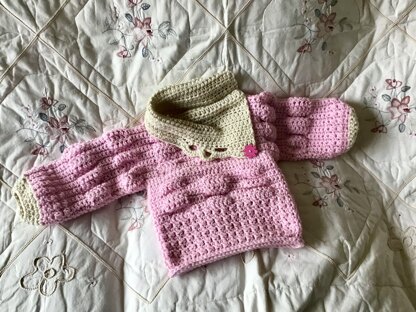 Little Poppy Puff Sweater