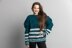 Striped chunky knit sweater