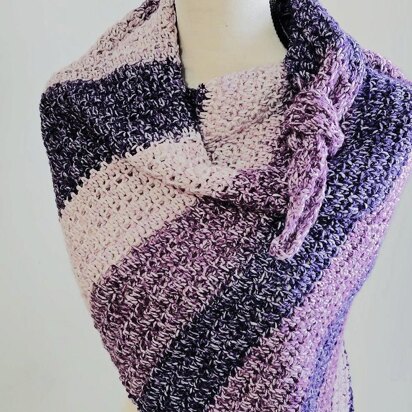 The Purple Orchid Scarf