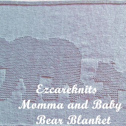 Mamma And Baby Bear Blanket