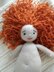 Doll Knitting Pattern - Knitted Doll Caramel