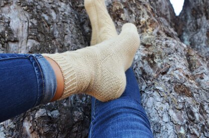 Angel Wings Heel Flap Socks