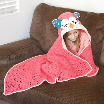 Hooded Owl Blanket