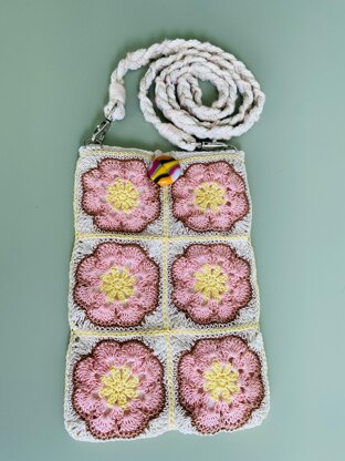 African Flower Cell Phone Bag