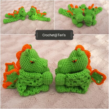 Dragon Granny Hexagon Lovey