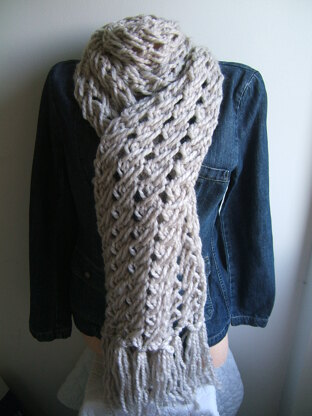 My Quick Knit Chunky Scarf