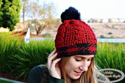 Knit-like Cable Hat