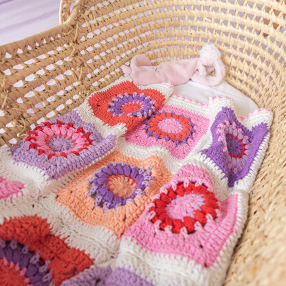 Blossom Baby Blanket in Yarn and Colors Epic - YAC100148 - Downloadable PDF