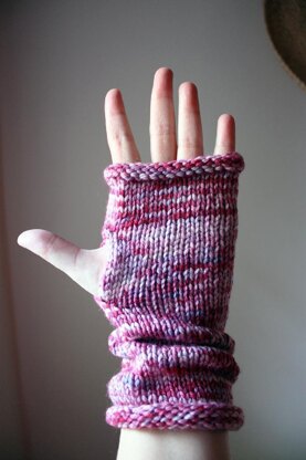 Longue Fingerless Mittens or Mitts