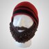 Curly / Straight Beard Beanie