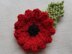 Knitted Poppy