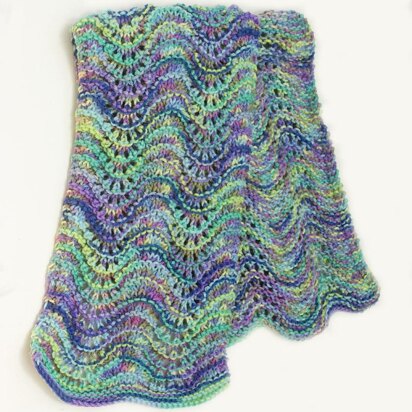 Multi Color Chevron Scarf