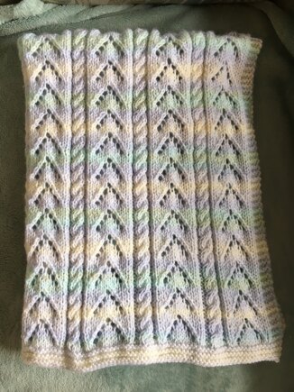 Blue baby blanket #2