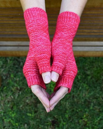 Interwoven Fingerless Mitts