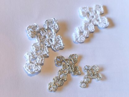 Crochet Cross favor pattern
