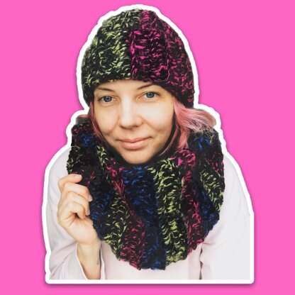 Chunky Hat and Cowl