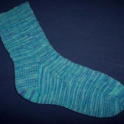 Wibbly Rib Socks