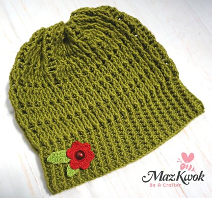 Slouch Hat with Interchangeable Appliques