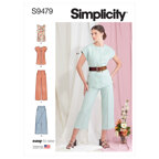 Simplicity Mädchenhosen und -Tops S9479 - Schnittmuster, Größe 16-18-20-22-24