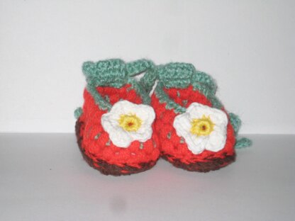 Strawberry booties