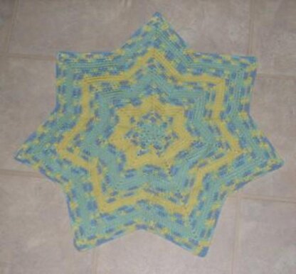 Textured Star Baby Afghan