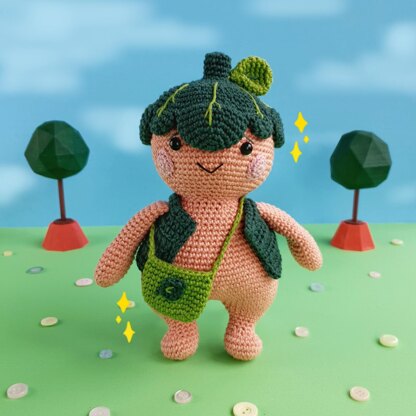 Thomas the Plant Boy Amigurumi Pattern