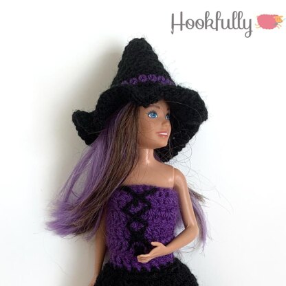 Dolls Halloween Witch Costume