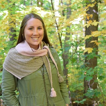 1-2-3 Chickadee Shawl