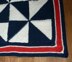 Nautical Pinwheel Patchwork Afghan Throw