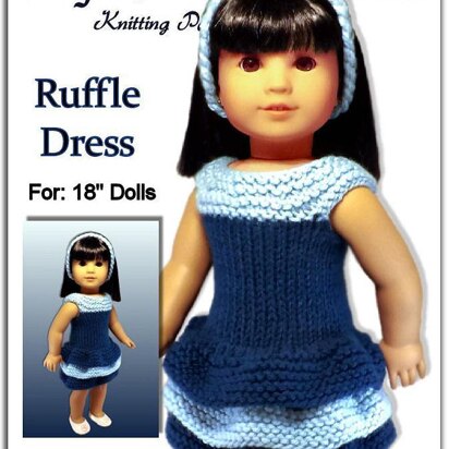 Doll Dress Knitting Pattern. Fits American Girl and 18 inch dolls