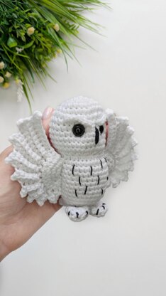 Crochet Owl Pattern, amigurumi bird pattern, crochet plushie