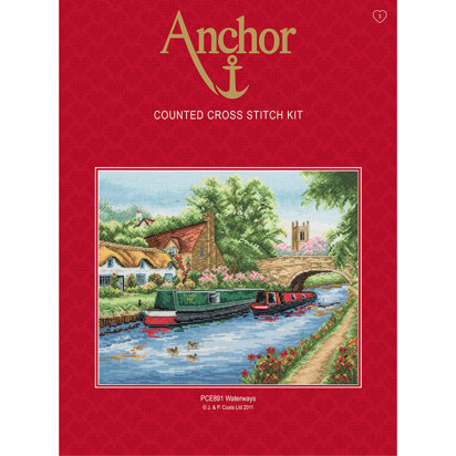 Anchor Waterways Cross Stitch Kit - 31cm x 25cm