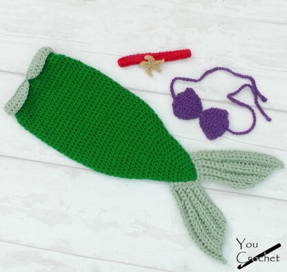 Ariel Little Mermaid Tail Set