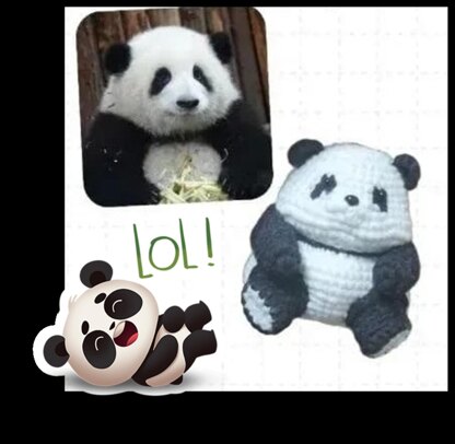 Panda Bear Crochet Pattern