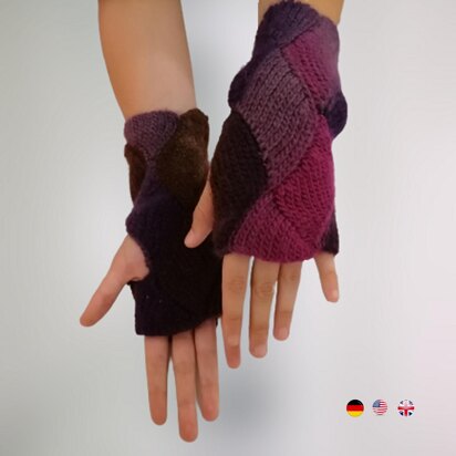 Fingerless Gloves * Rhombuses