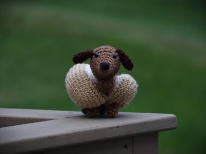 Hot Dog Dachshund Amigurumi