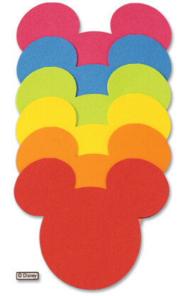 Sticko Disney Journaling Cards - Mickey Icon - Head W/Ears
