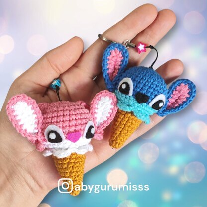 Stitch angel ice cream