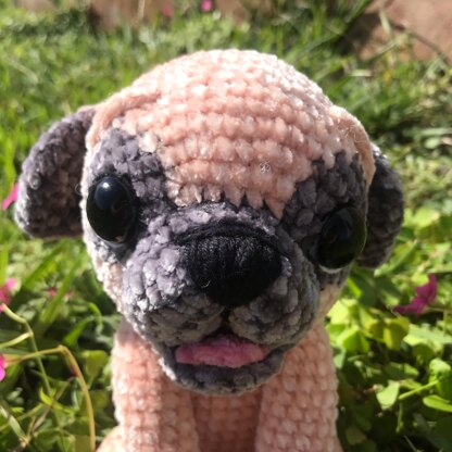 Crochet pattern pug Mira