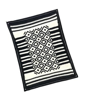 Black Boho Blanket
