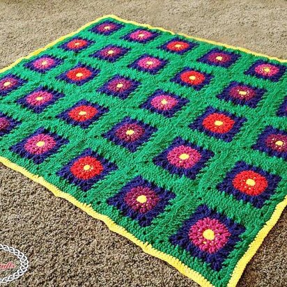 Granny's Flower Garden Blanket