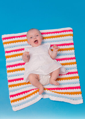 Crochet Kit - Squishy Beginner Crochet Baby Blanket