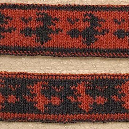 Witch double knitting bookmark