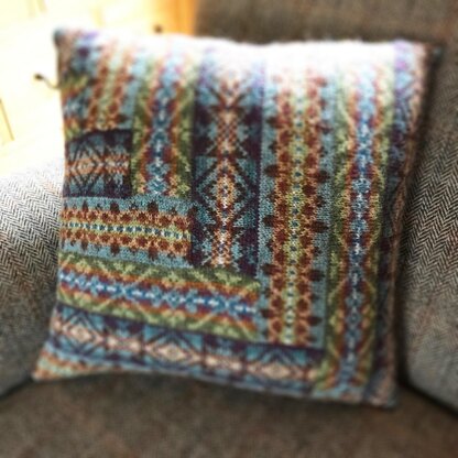 Folk Fairisle Cushion