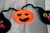 Black Cat & Pumpkin Crochet Bunting, Halloween Garland