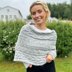 Leafy sweater scarf