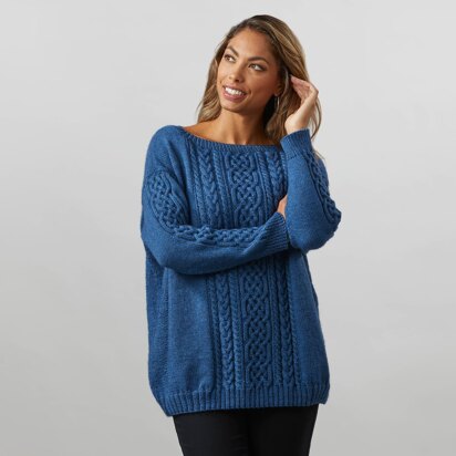 1276 - Heather  -  Jumper Knitting Pattern for Women in Valley Yarns Westfield by Valley Yarns